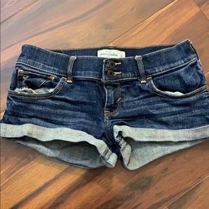 Low rise Abercrombie jeans shorts